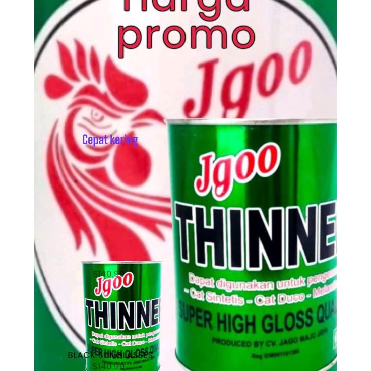Gratis jgoo Thinner ND kaleng cepat kering