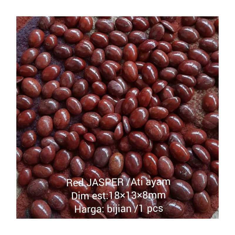 BATU CINCIN RED JASPER /ATI AYAM NATURAL ALAM