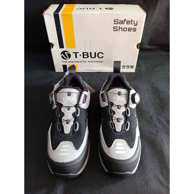 SEPATU SAFETY KERJA PROYEK SPORTY T'BUC MS-671B FASTRACK BOA 100%ORIGINAL EKSPOR KOREA BY MADE IN IN
