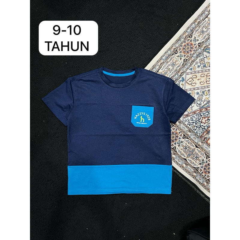 HAZZYS 9-10 TAHUN KAOS ANAK SECOND