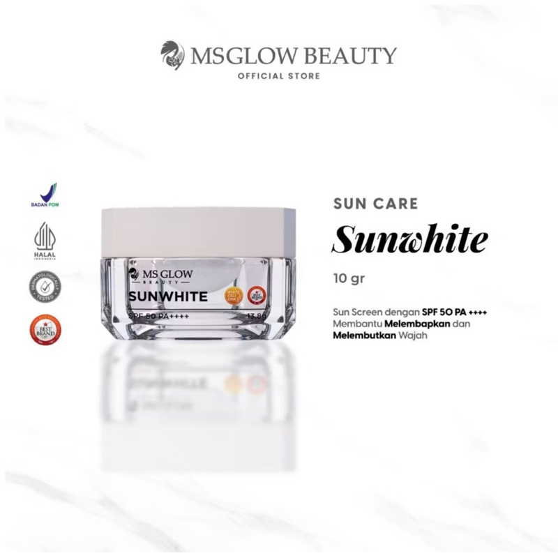DAY CREAM MS GLOW / SUN WHITE / SUN GLOW / MS GLOW SUNSCREEN