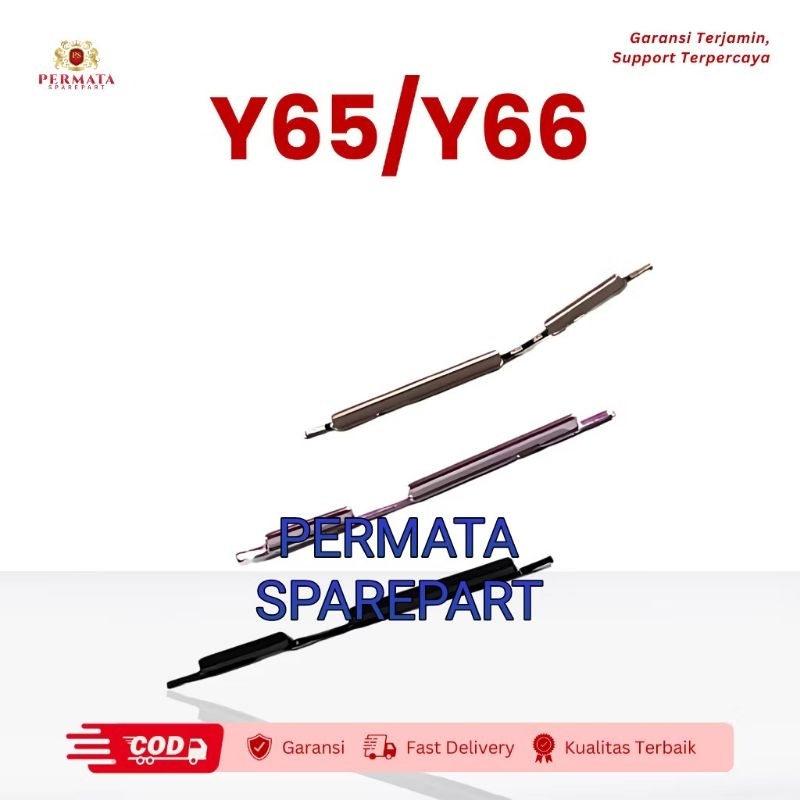 TOMBOL ON OFF + VOLUME VIVO Y65 / VIVO Y66 / TOMBOL LUAR / TOMBOL POWER
