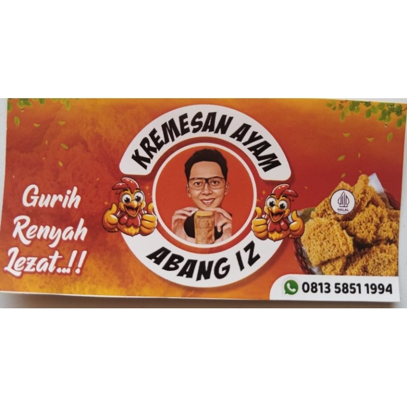 

Kremesan ayam goreng ABANG iZ