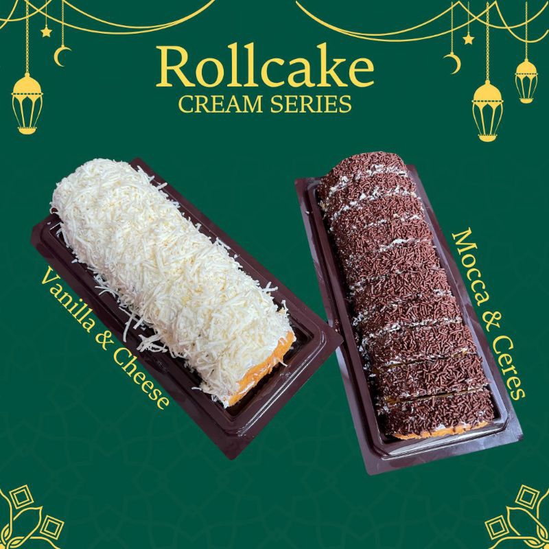 

Rollcake meses mocca cream bolu gulung homemade Premium