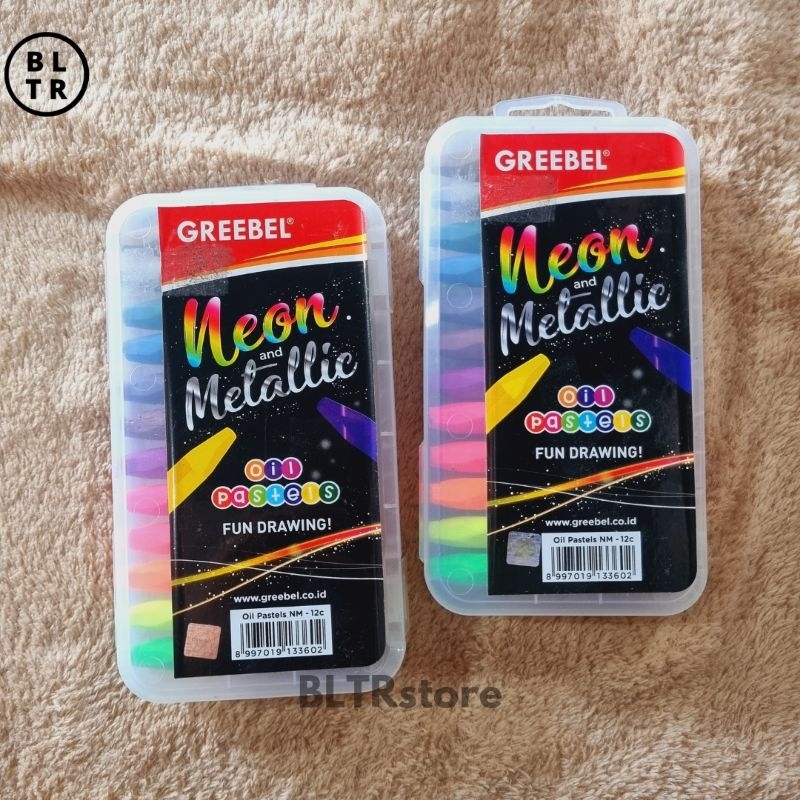 

PAK // CRAYON 12 WARNA NEON METALIK GREEBEL (OPNM12C)//NEW ORIGINAL