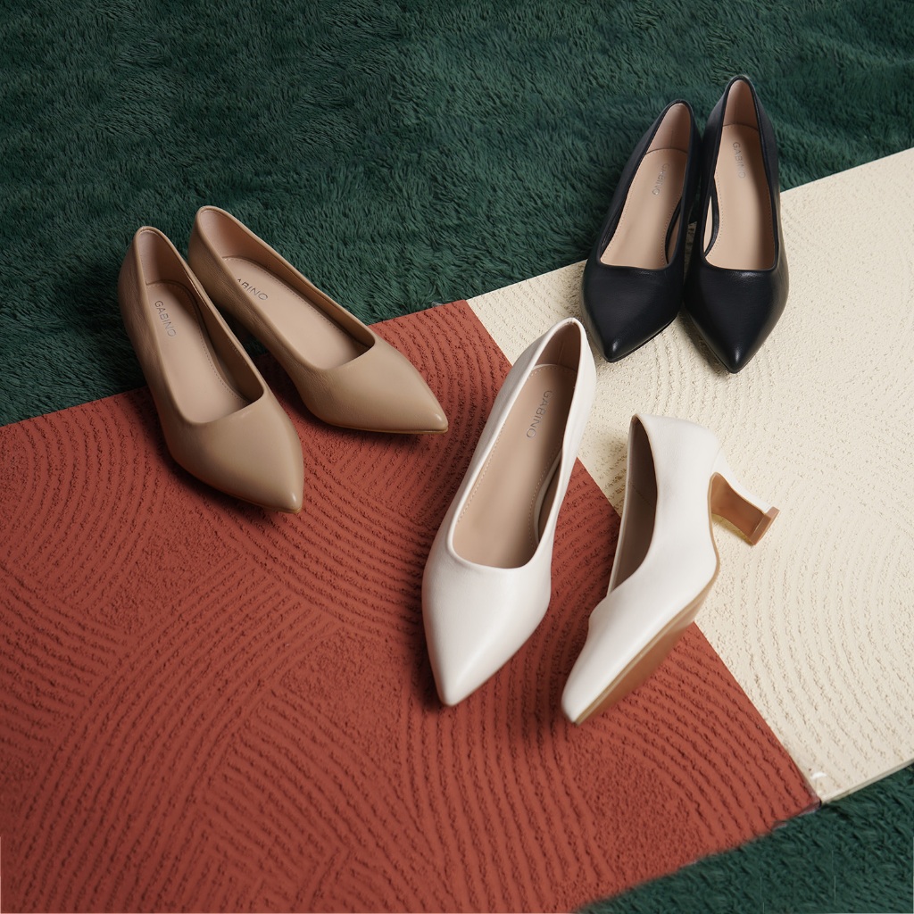 Gabino Sepatu Wanita Heels Slip On Casual Vicky - O1FB4001
