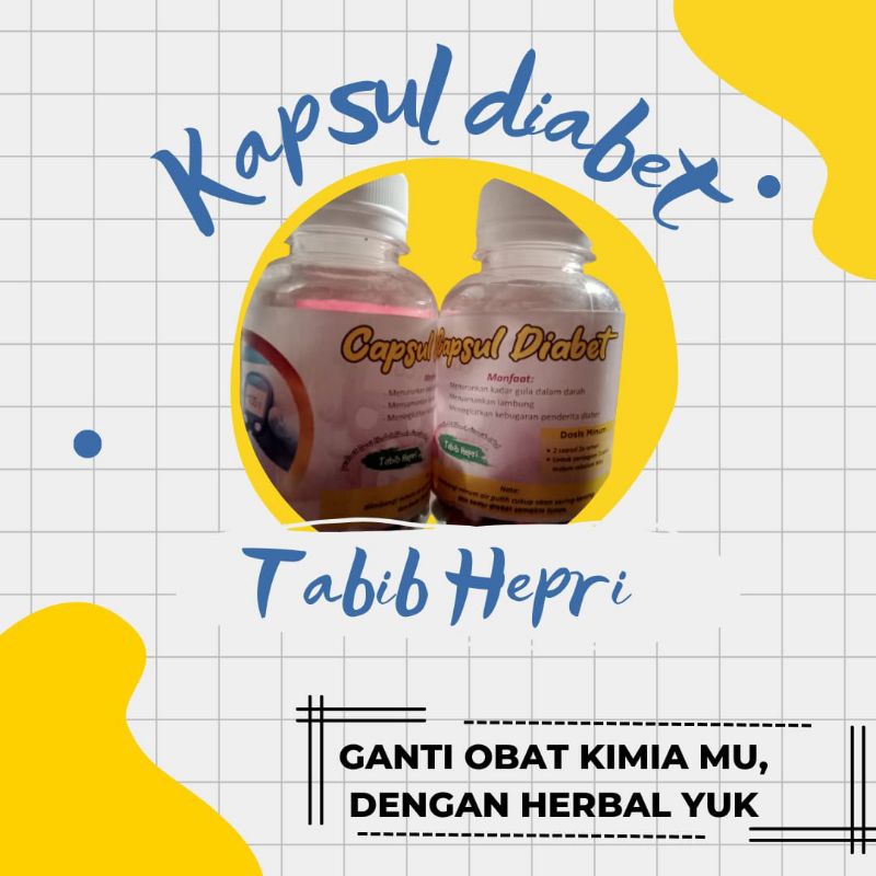 KASPSUL DIABET | OBAT DIABETES | DIABETES | OBAT HERBAL | HERBAL DIABETES | OBAT HERBAL UNTUK DIABET