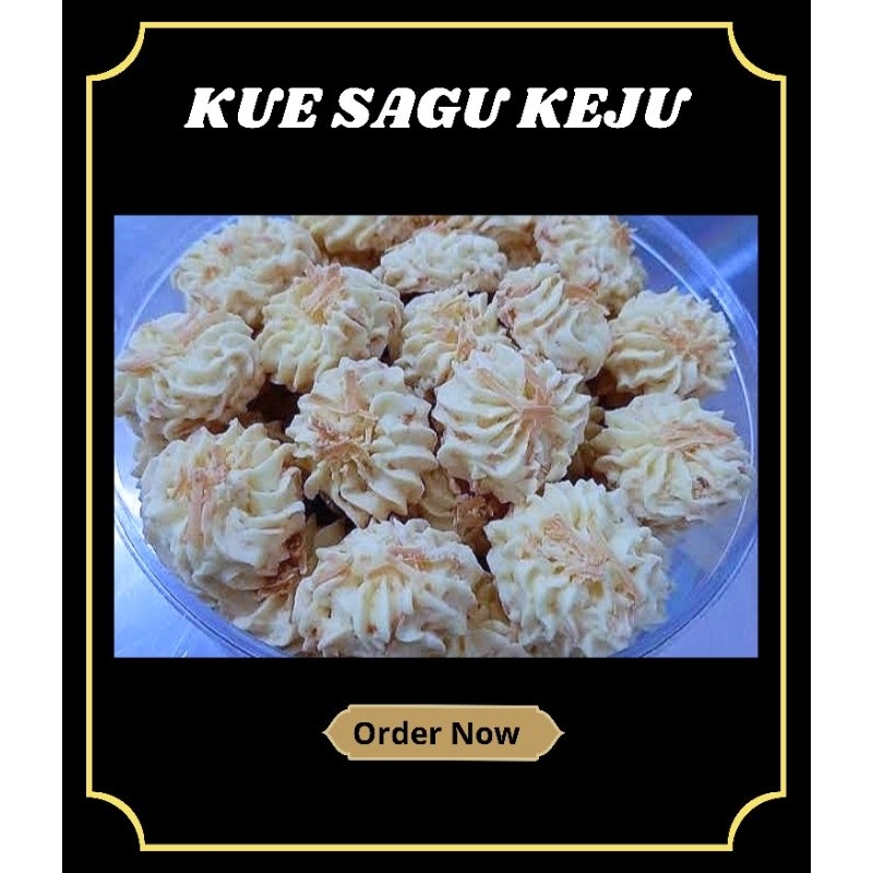 

kue Semprit Sagu Keju 500 gr