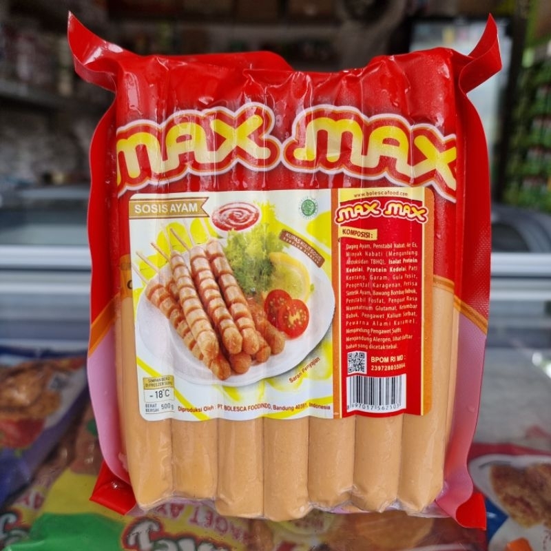 

Max Max Sosis Ayam Long Sosis Goreng 500g