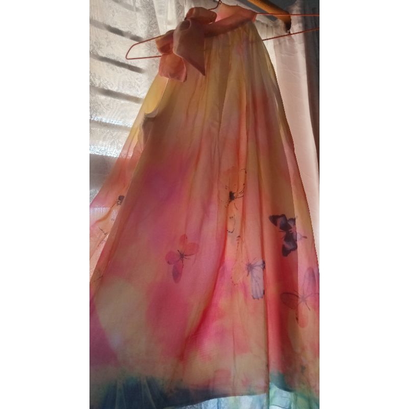 Dress aksen pita Leher inner dress