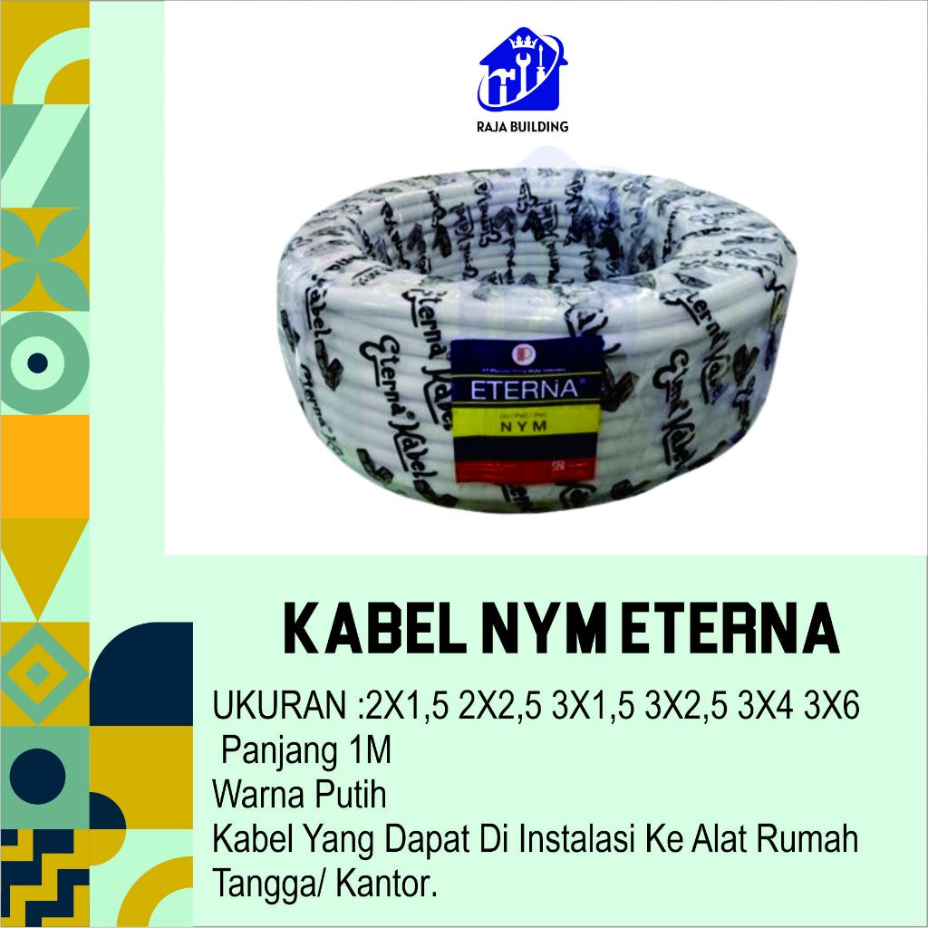 Kabel NYM ETERNA/ Kabel Listrik /Kabel eterna / kabel instalasi NYM