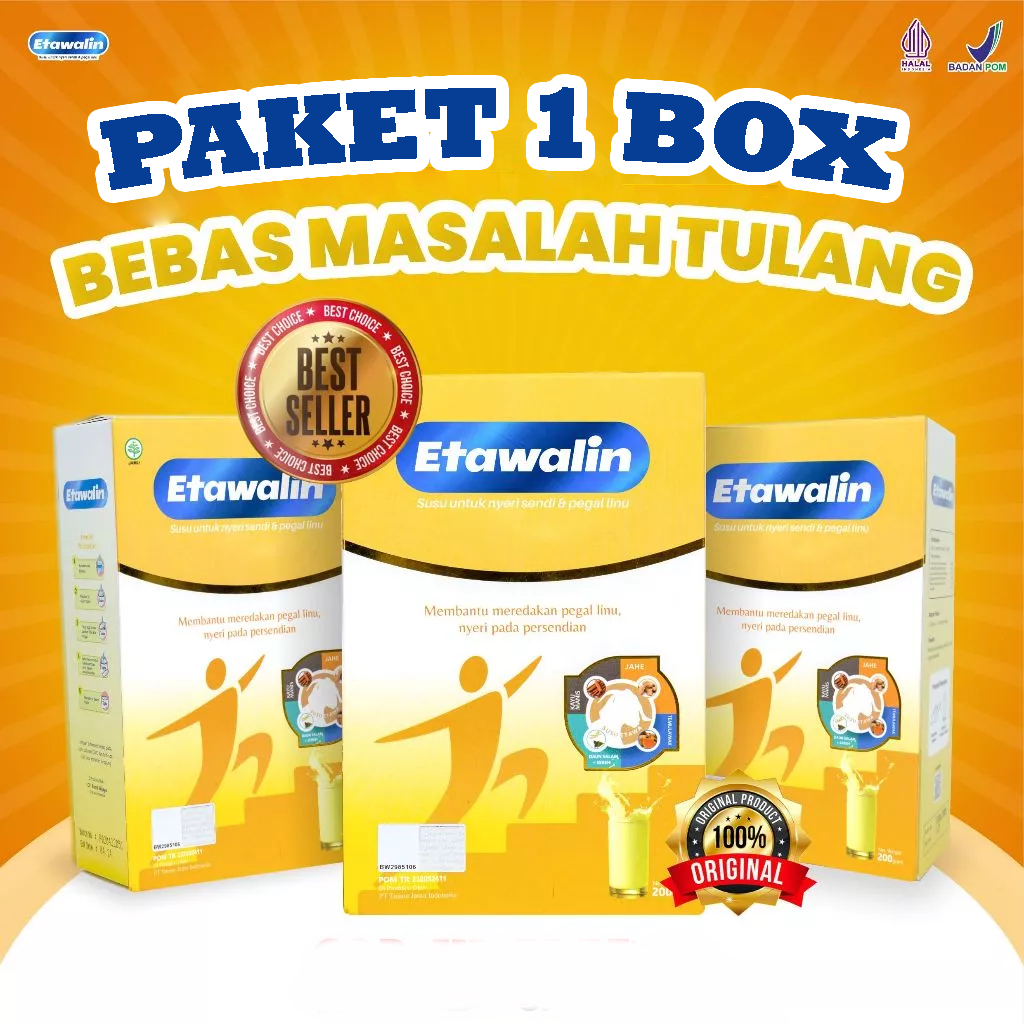 

Etawalin Original - Susu Kambing Etawa Asli Rendah Gula Anti Nyeri Sendi Isi 1 Box
