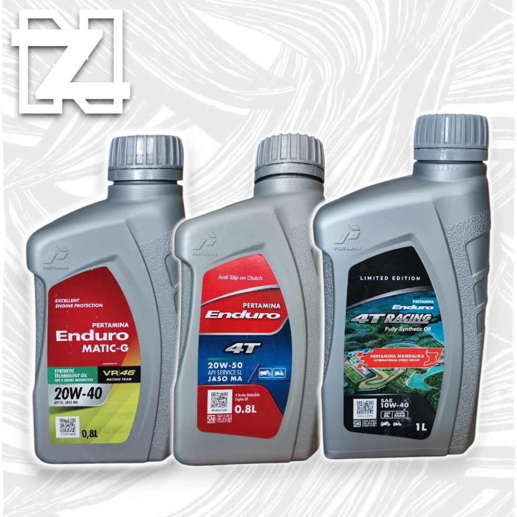 Oli Enduro Matic-G 0,8Liter, Enduro 4T 0,8Liter, Enduro 4T Racing 1Liter