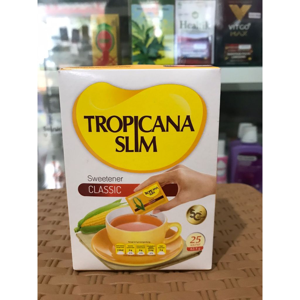

Tropicana Slim Sweetener 2,5 Gram (25 Sachet)