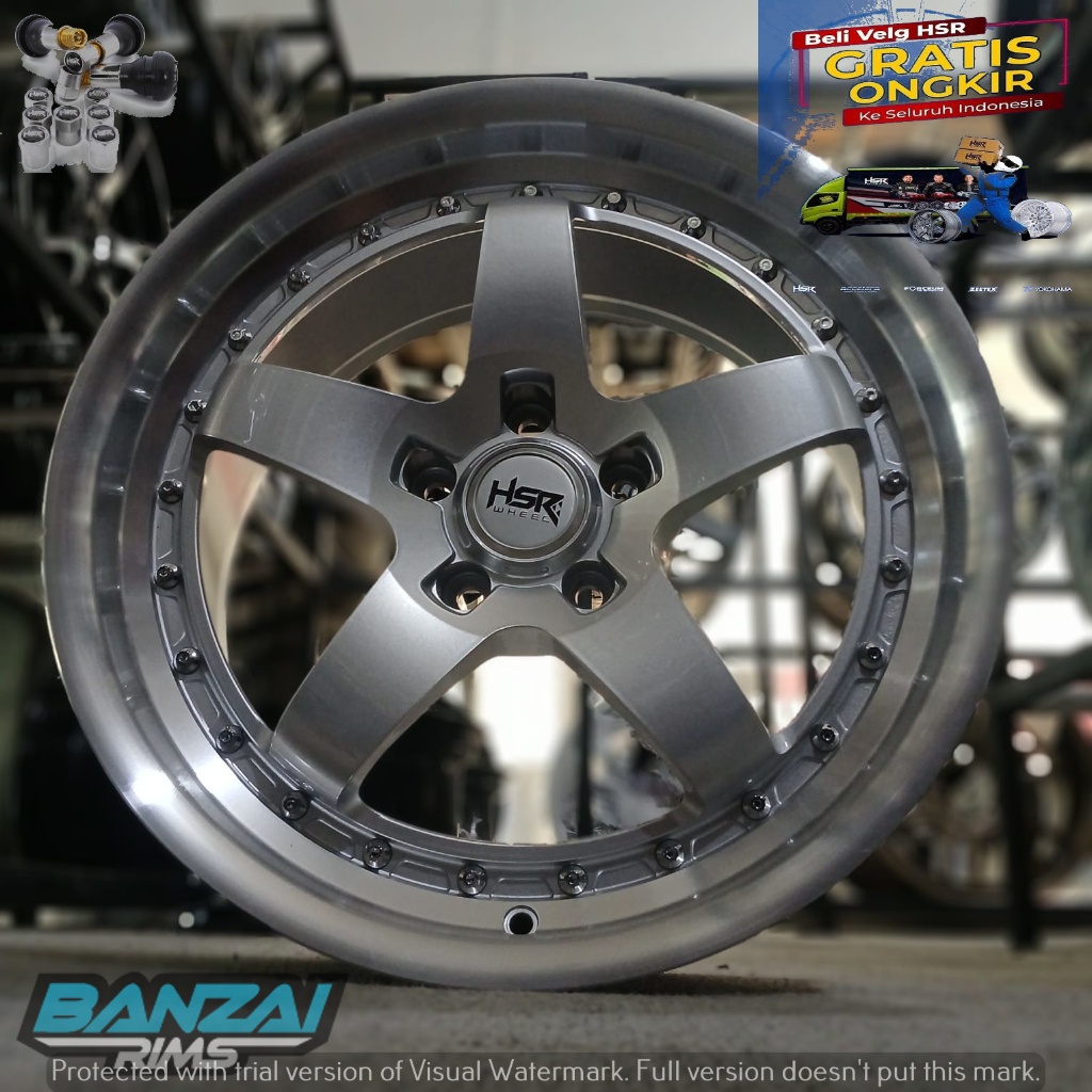 Velg Pelg Mobil Honda Civic Terios Ring 18 Untuk Lubang 5x114,3 Model Celong HSR Bob
