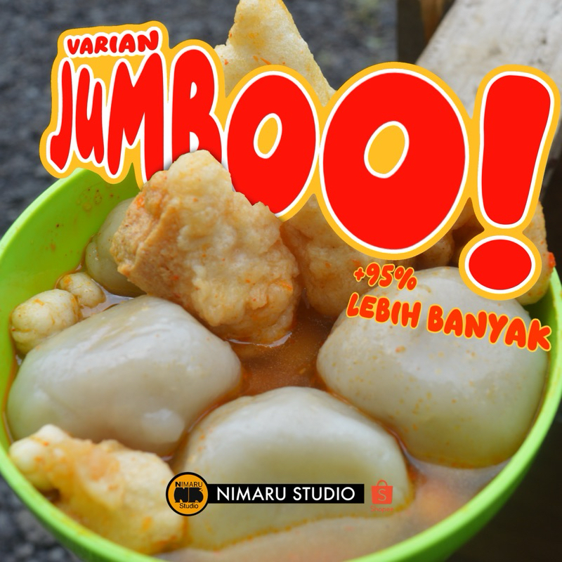 

JUMBO Baso aci isi dengan porsi JUMBO, rasa sangat nikmat dan lezat | bakso aci raget dengan isian yg lebih banyak