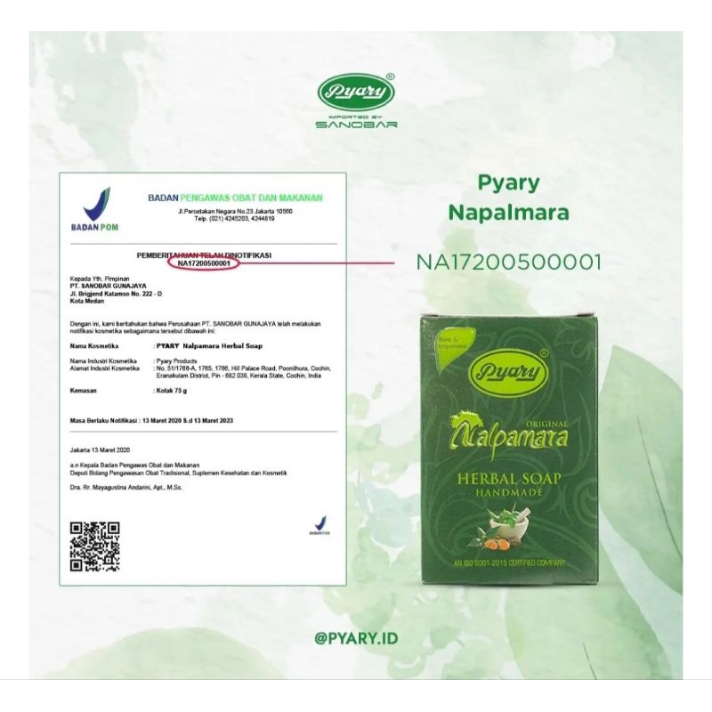 RS || ORI || Sabun Pyary Nalpamara || Sabun glowing || putih bersih