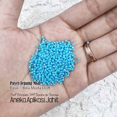 50 GRAM PAYET JEPANG MGB BAMBU PASIR 742R BIRU MUDA DOFF