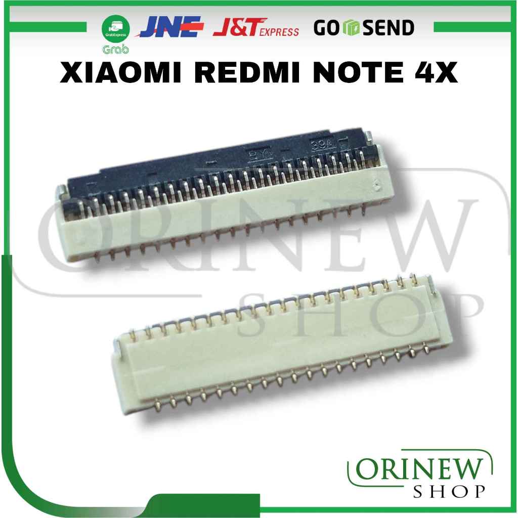 Konektor Lcd Xiaomi Redmi Note 4X Soket Di Mesin Connector Fpc