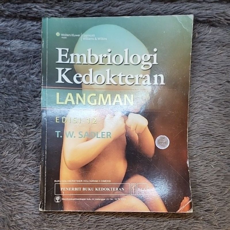 [PL] BUKU EMBRIOLOGI KEDOKTERAN LANGMAM EDISI 12