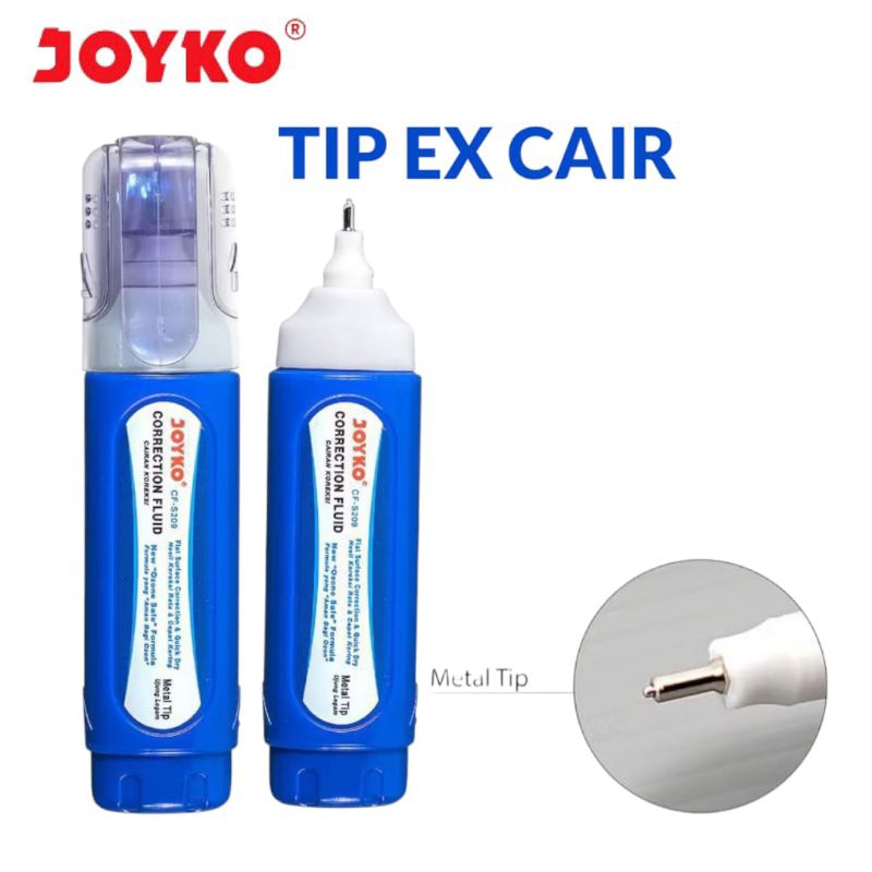 

Tipe-x cair / Correction fluid CF - S 209 Joyko (Pcs)
