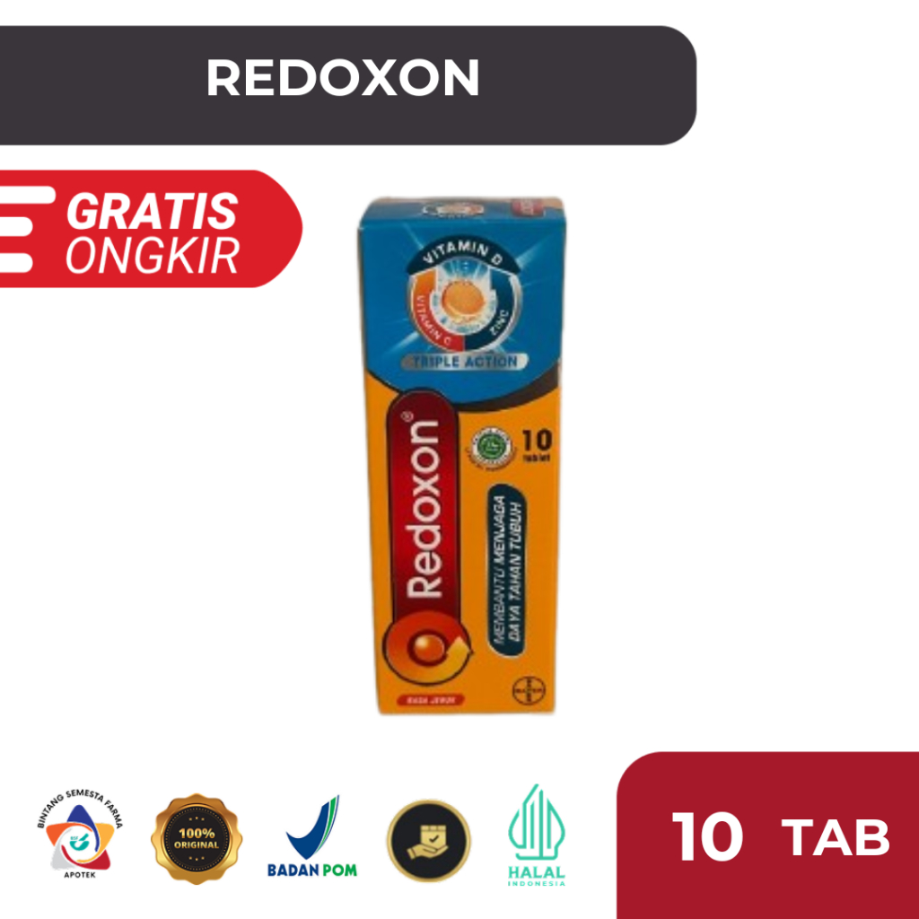 Redoxon 10/Redoxon/Redoxon Triple Action/Vitamin C Redoxon/Redoxon jeruk