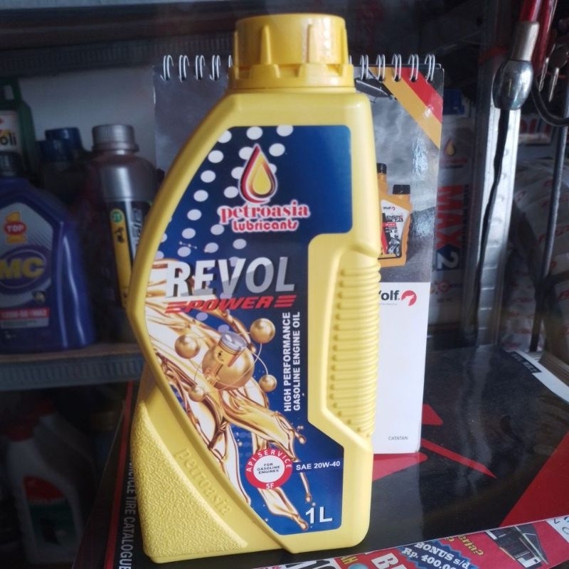 oli  motor murah 1 liter revol asli100%original