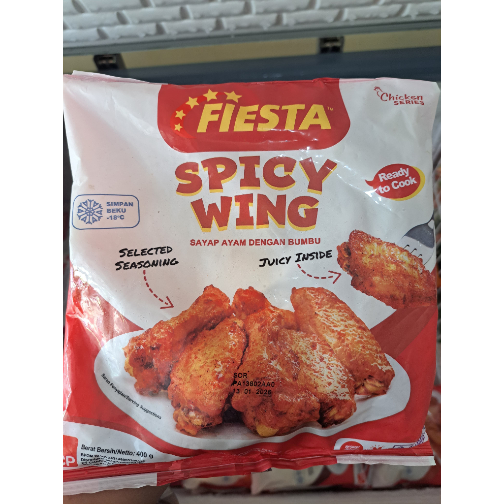 

Fiesta Spicy Wings 400 gram [Kemasan Baru]