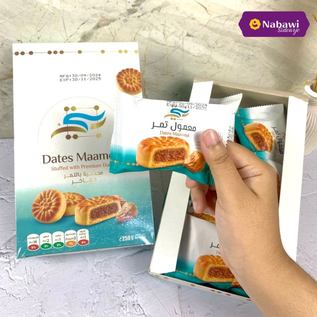 

Maamoul Biskuit Kue Isi Kurma Asli Arab/Camilan Manis Oleh Oleh Haji