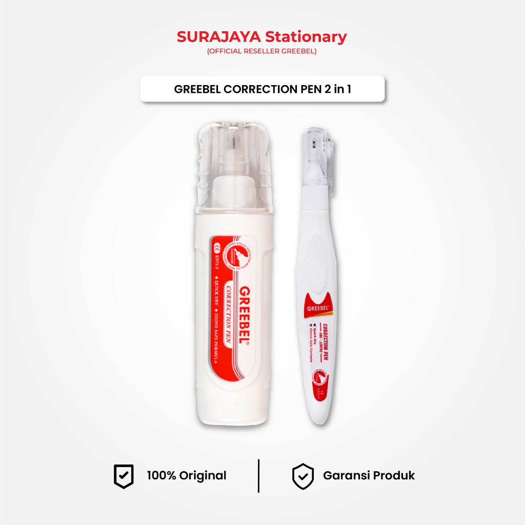 

Correction Pen 2 IN 1 GBC 120701 + GBC 120702 / TipEx Set Penghapus Cair