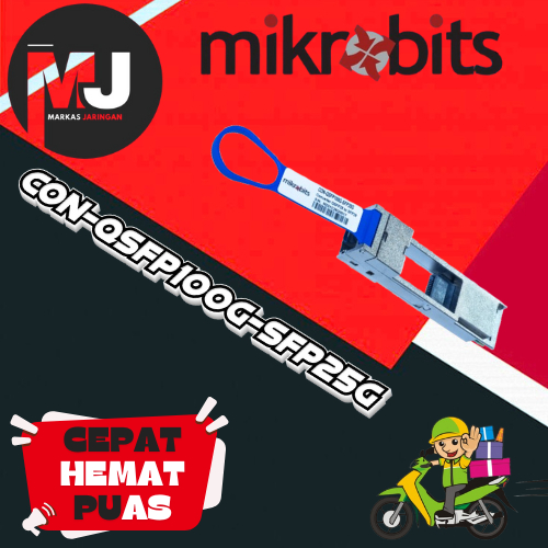 Mikrobits CON-QSFP100G-SFP25G Converter Module SFP 100G to SFP 25G CON-QSFP100G-SFP25G
