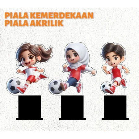 PIALA SEPAKBOLA ANAK PIALA FUTSAL PIALA OLAHRAGA ANAK AKRILIK