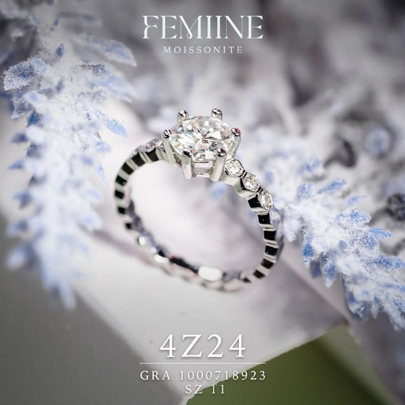 Cincin Berlian Moissanite