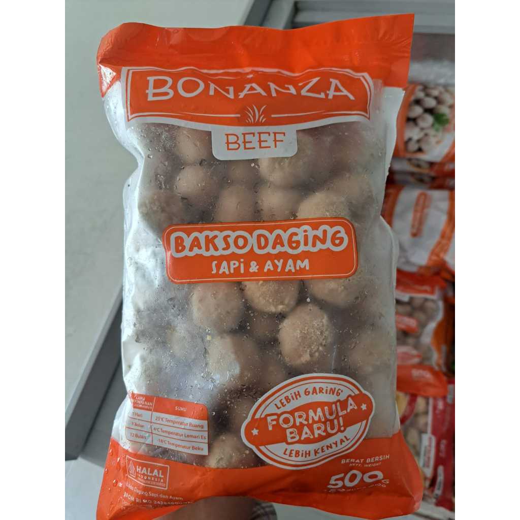 

Bonanza Bakso Daging Sapi & Ayam 500 gram [Kemasan Baru]