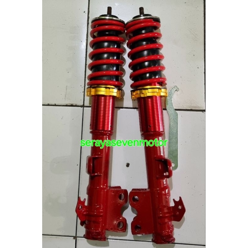 COILOVER COSTUM TOYOTA YARIS BAKPAO NEW VIOS GEN 2 DEPAN SAJA GARANSI