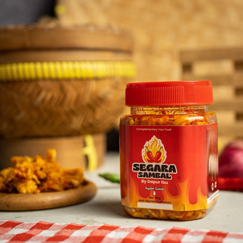

Segara Sambal - Sambal Ayam Suwir - Sambal Kemasan - Makanan Siap Saji - Frozen Food 150g