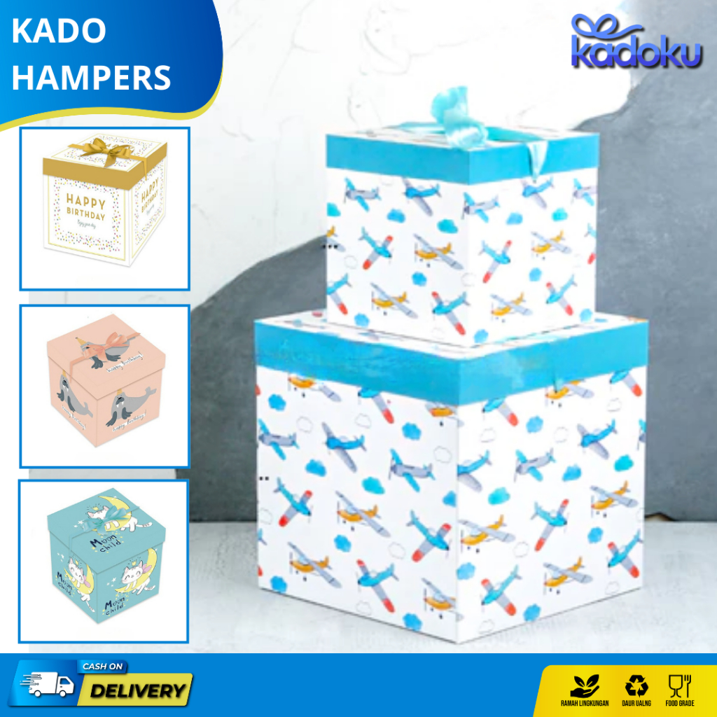 

Box Kado Ulang Tahun Anak / Kotak Kado / Kotak Hadiah Hampers / Box Hampers | Box Hampers Anak