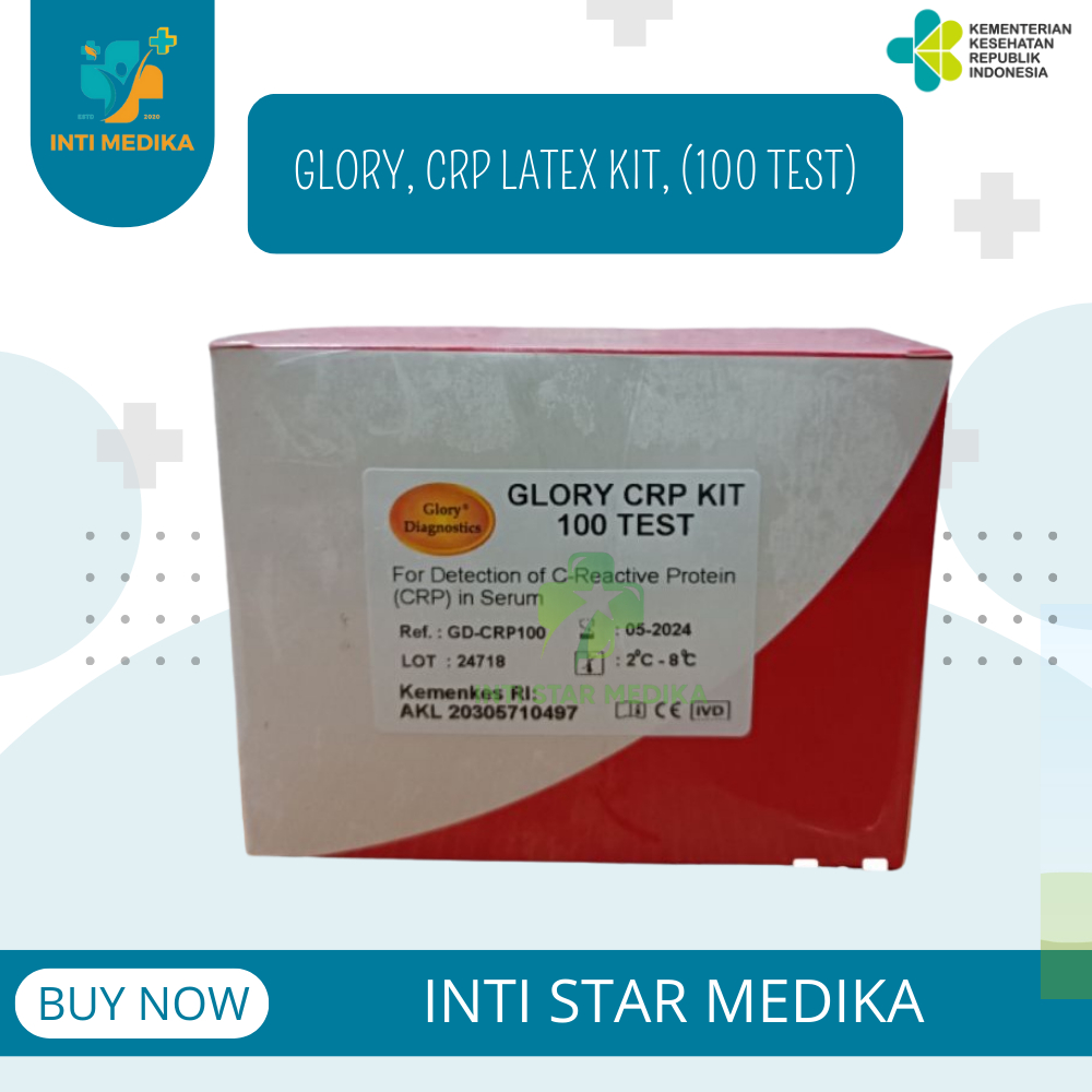 GLORY, CRP LATEX KIT, (100 TEST)