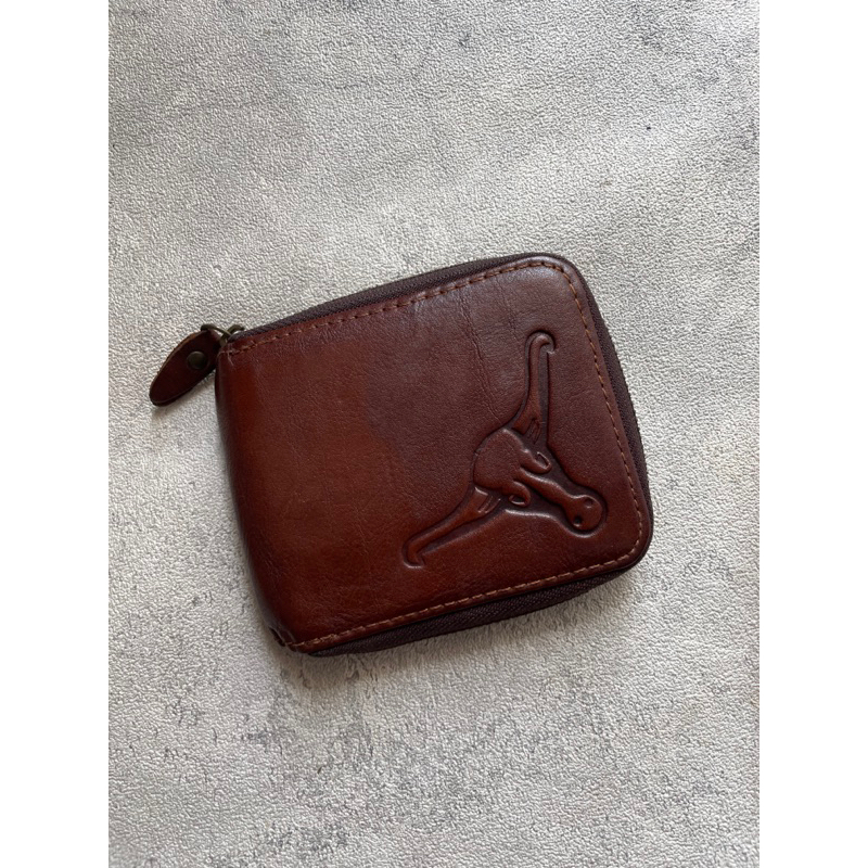 dompet kulit asli kepala banteng second