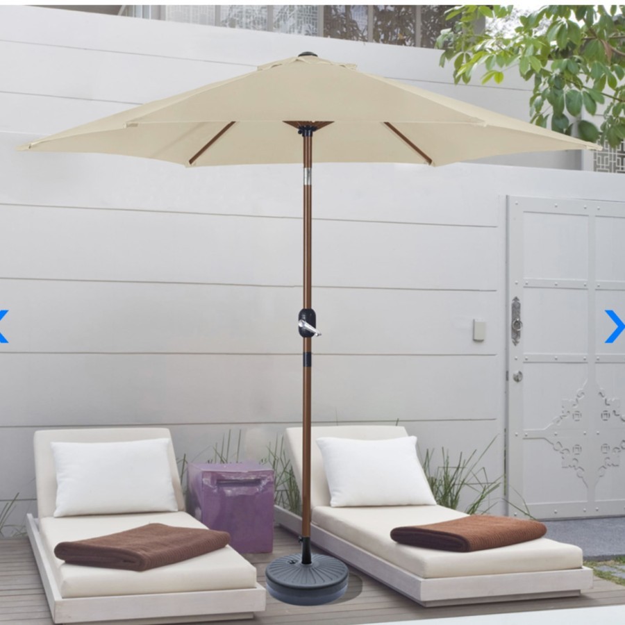 Soleil 3 M Payung Taman Tenda lipat Payung Ruangan Cafe Payung Teduh Matahari Umbrella Pelindung Bul