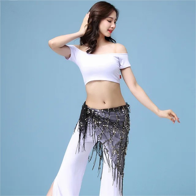 Belly Dance Belt / Selendang Belly Dance / Aksesoris Belly Dance Belt / Belly Dance Hip Scarf /