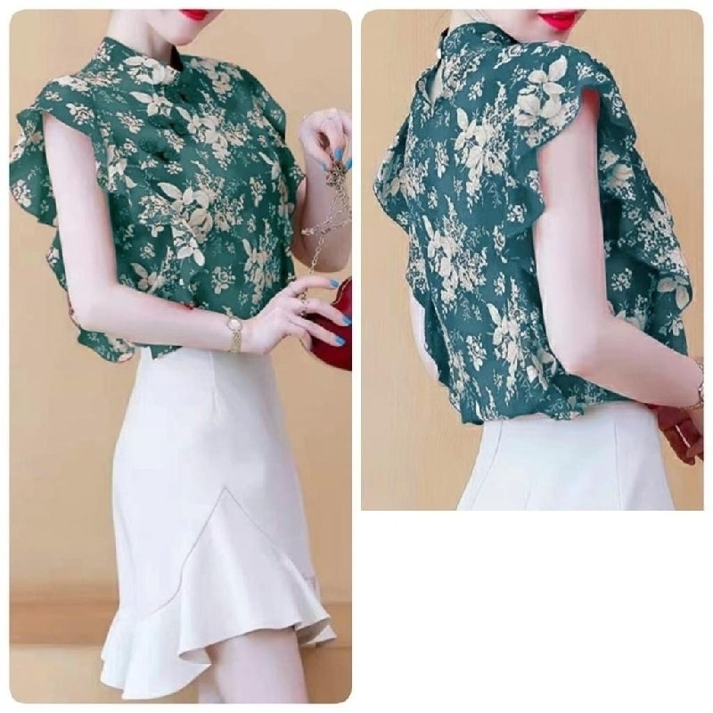 Atasan Wanita Top Cheongsam CNY