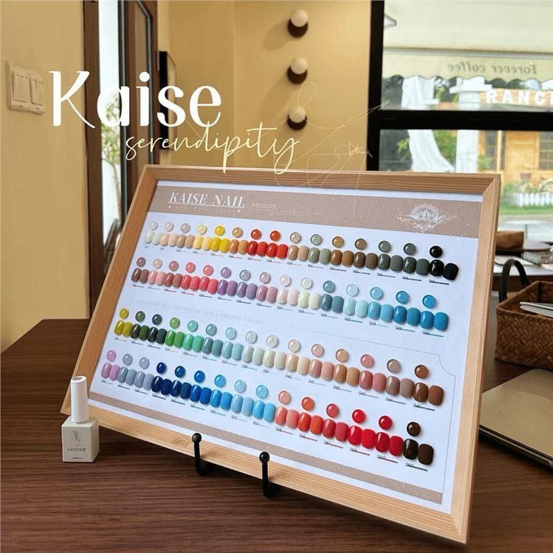 READY STOCK (FREE DISPLAY) KT011 Kutek gel art polish 1 set lengkap kutek 60 warna kaise kutek naik 