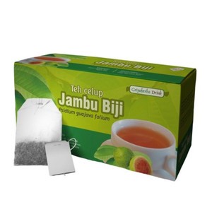 

Teh Daun Jambu biji Griya Herba untuk daya tahan tubuh alami dan radang dan stop diare original aman alami isi 20 kantong