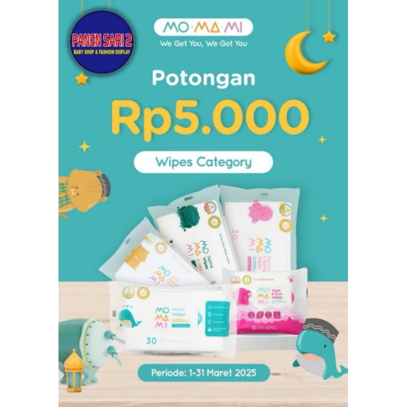 MOMAMI Baby Wipes
