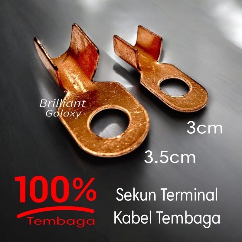 Sekun Terminal Kabel Mobil - Tembaga 100%