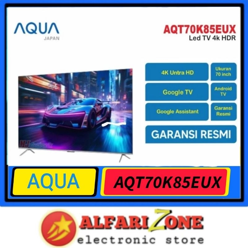 GOOGLE TV 70 INCH AQUA AQT70K85EUX Android TV 70" Smart TV 70 DIGITAL AQUA AQT 70K85EUX