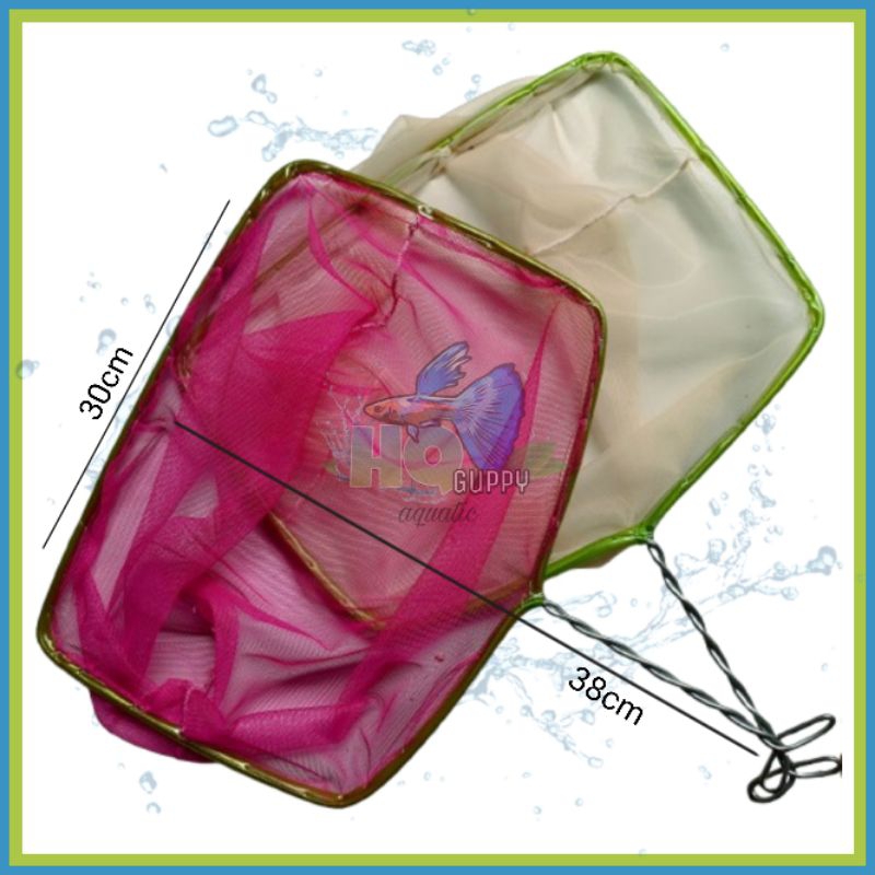 seser serokan ikan hias 30cm seser serok ikan