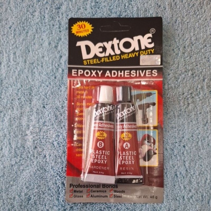 

lem besi campur EPOXY ADHESIVE STEEL DEXTONE 30 Menit KERING 48gr