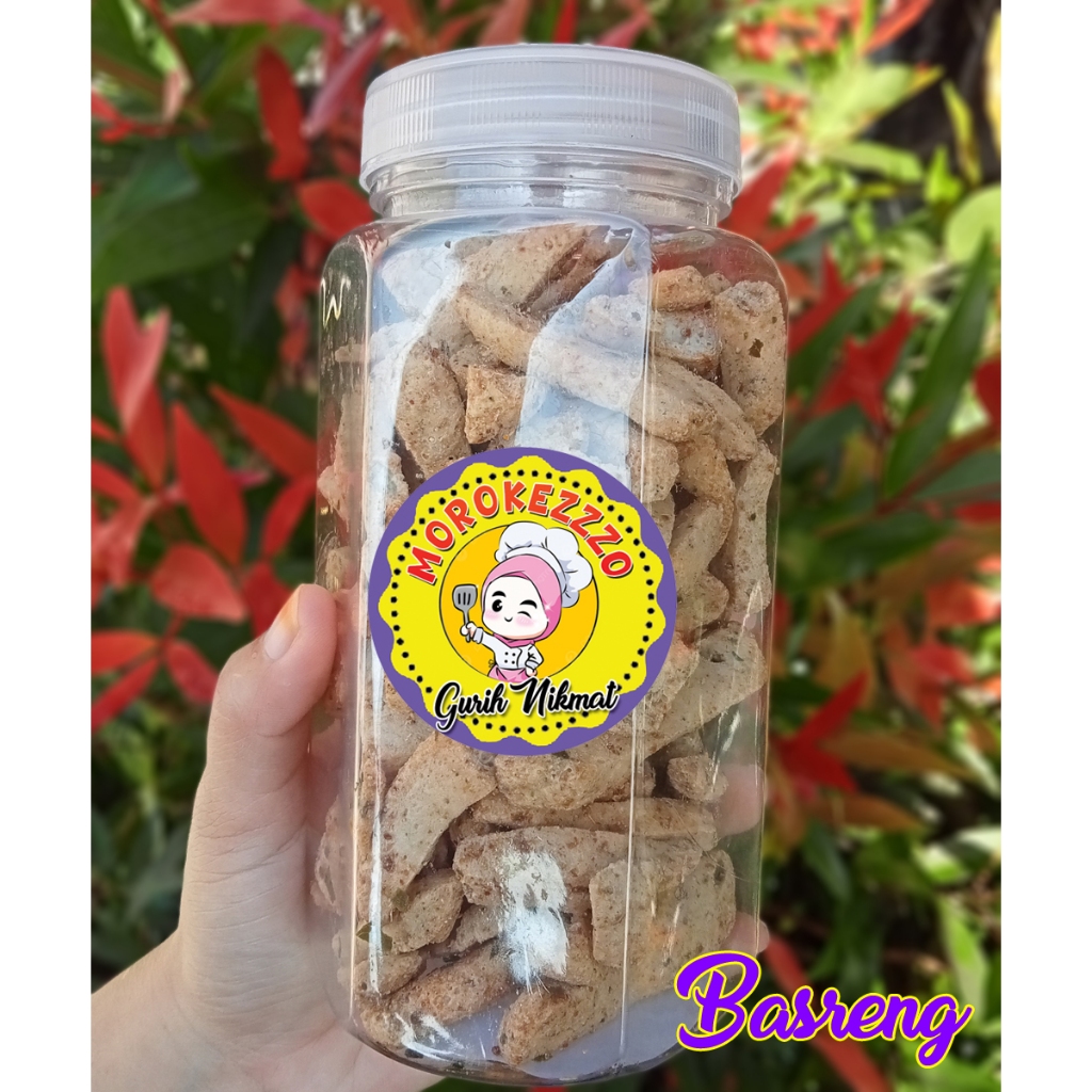 

Basreng Pedas Daun Jeruk Kemasan Toples